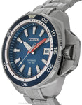 Citizen Signature Grand Touring Mens Automatic -Stainless & Blue Dial & Bezel - NB1031-53LA