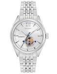 Citizen Grand Classic Automatic - Silver Dial&#44; Open Heart - Stainless Bracelet - NB4000-51A