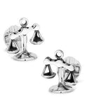 Ox & Bull Scales of Justice Cufflinks - Moving Scales - Silver - Swivel Back - OB-MP-SOJ_2f43c9c8-b1b7-4aeb-8147-8a3930308311