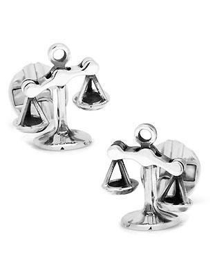 Ox & Bull Scales of Justice Cufflinks - Moving Scales - Silver - Swivel Back - OB-MP-SOJ_2f43c9c8-b1b7-4aeb-8147-8a3930308311