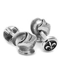 Ox & Bull Knight Helmet Cufflinks - Sterling Silver - Round Swivel Back - OBS-KNIGHTA_3014d92d-3ad7-494c-a833-ffd3a0bc6622