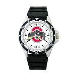 Ohio State University Mens Option Watch - Chronograph - Rubber Strap - OSU135