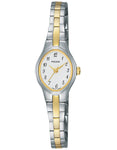 Pulsar Womans Watch - Two-Tone - White Dial - Bracelet - PC3281