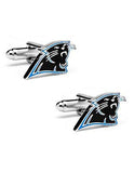 Carolina Panthers Cufflinks - Enamel Detail - Bullet Back - PD-CAR2-SL_f71c6fb3-b87d-4dfa-9ac7-009503cb7ac2