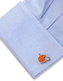 Cleveland Browns Helmet Cufflinks - Enamel Detail - Bullet Back - PD-CLE-SLB_bee8d4eb-80b0-4898-b9e4-b7fe85367a68