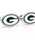 Green Bay Packers Logo Cufflinks - Enamel Detail - Bullet Back - PD-GB-GLA_a1c68ffe-a0cb-4fd1-80af-8434d1006c6b