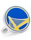 Golden State Warriors Cufflinks - NBA - Blue & Yellow - Bullet Back Closure - PD-GSW-SLA_d7b762a2-8d55-4b36-b7a2-3d347e84fe0c