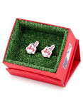Cleveland Indians Chief Wahoo Cufflinks - Enamel Detail - Bullet Back - PD-IND2-SLC_5278789f-dc41-45b8-99f2-68d6bb95d880