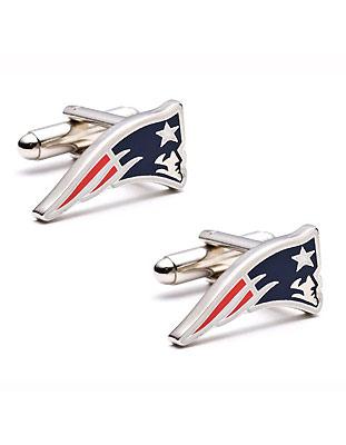 New England Patriots Cufflinks - Enamel Detail - Bullet Back - PD-NEP-SL_ce8a4679-d51e-4557-9d95-b64b5d42ca50