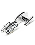 San Antonio Spurs Cufflinks - Bullet Back Closure - Enamel Detail - PD-SA-SLA_587a3101-3b8c-48b7-887a-d0f151ea7995
