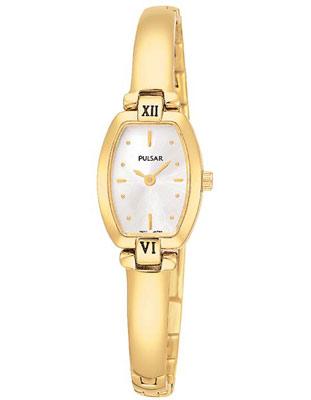 Pulsar Ladies Bangle Style Watch  - Gold Tone - White Face - PEGA68_7db72318-0c01-4ec7-a6ff-fc66c1a11db3