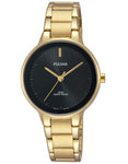 Pulsar Womens Basic Dress Watch - Gold-Tone Case & Bracelet - Black Dial - 50m - PRS676_48bb9d99-a9ba-453e-b197-a0514b03a761