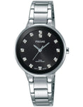 Pulsar Womens Easy Style Crystal Marker Watch - Stainless Steel - Bracelet - PRS677_d6618854-564b-4188-b6ea-47d478566382