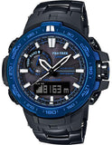 Casio Mens Solar Atomic Triple Sensor Pro Trek - Blue Bezel - Black Bracelet - PRW6000SYT-1_0fa3cff4-3744-460a-8aa0-82c203062716