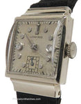Longines Diamond Art Deco Watch - Mens/ Womans - 14k White Gold - Circa 1940s - PVU415-627A_59a6460d-f5b1-4dcf-9a04-30ad0e2c436a