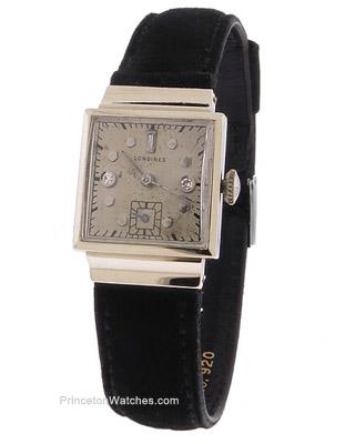 Longines Diamond Art Deco Watch - Mens/ Womans - 14k White Gold - Circa 1940s - PVU415-627_d08aa105-ce85-4b4f-9a11-55ee0ff42ceb