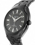 Pulsar Mens Dress Sport Watch - Black Dial with Black IP Case and Bracelet - PXHA27A