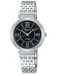 Pulsar Womens Solar Easy Style Watch - Black Dial - Stainless Steel Bracelet - PY5027_f7280cc5-d54b-4fcf-8cae-0a244dea175e