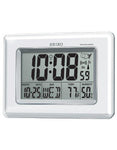 Seiko Radio Controlled Wall or Desk Clock - Thermometer - Hygrometer - Calendar - QHR020WLH_2253cf20-48b8-4131-a24f-0415cec4337a