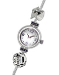 Reflection Beads Sterling Silver Watch - Graduation Gift Set - Mother of Pearl - QRSWA1SET-136