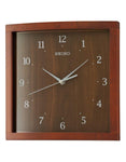 Seiko Square Curved Wall Clock - Quiet Sweep Second Hand - Silver-Tone Accents - QXA675ZLH_86b79630-e9fc-4477-9b35-aaa3368726c2