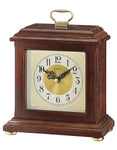 Seiko Desk or Table Clock - Dark Brown Wooden Case - Gold-Tone Dial - QXG147BLH