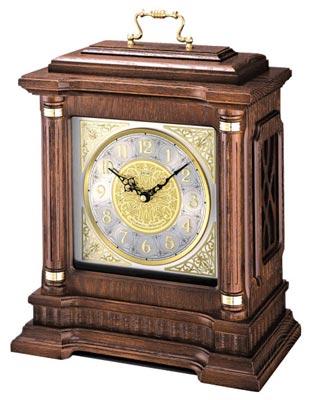 Seiko Chiming Carriage Mantel Clock with Oak Case and Metal Dial - QXJ004BLH_6265b0fd-1adc-407f-8199-c1bc54911690