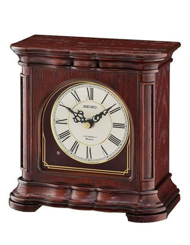 Seiko Traditional Classic Desk or Table Clock - 18 Melodies - Oak Finish - QXW243BLH_fa1ef56e-9aa8-4457-9eb0-c4d251dfd7a7