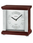 Seiko Contemporary Musical Desk Clock - Brown Wooden Case - 12 Hi Fi Melodies - QXW441BLH