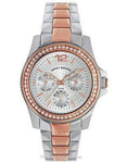 Tommy Bahama Relax Ladies Riviera Two-Tone Crystal Watch - Silver-Tone Dial - RLX4009