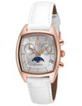 S.Coifman Womens Tonneau Moonphase Chronograph - Rose-Tone - White Leather Strap - SC0330_bee13c3f-aee4-4373-881d-b39ca07dc27d