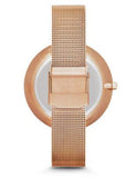 Skagen Womens Gitte Watch - Rose Gold-Tone Case & Mesh Band - White Dial - SKW2142A_66e16815-fb91-494b-978a-77173a071bba