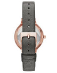 Skagen Womens Anita Crystal Watch - Grey Dial & Leather Strap - Gold-Tone Case - SKW2267A_c22d9af1-4bab-4d54-934c-ad03d9d29b5a