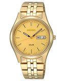 Seiko Solar Mens Watch - Gold-Tone Dial - Gold-Tone Case- 10 Month Power Reserve - SNE036_ee84fa3c-beb5-42e1-8436-caa29b1f42d8