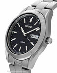 Seiko Solar Mens - Black Dial - Stainless - 10 Month Power Reserve - Day-Date - SNE039A_39aa2c89-cd74-4f6a-975a-98d1f6312e15