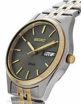 Seiko Solar Mens Watch - Gray Dial - Two-Tone - 10 Month Power Reserve - 36mm - SNE042A_37b08f67-e22b-423d-9ce6-9a0da4bbca2f