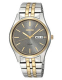 Seiko Solar Mens Watch - Gray Dial - Two-Tone - 10 Month Power Reserve - 36mm - SNE042_7a6b56b0-2ba1-4d70-8e15-d284fecc7724