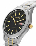 Seiko Solar Mens - Black Dial - Two-Tone - 10 Month Power Reserve - Day-Date - SNE047A_4e2ab836-9576-4790-84fc-4137a498bd50