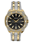 Seiko Mens Crystal Solar - Gold-Tone - Bracelet - Swarovski Crystal - SNE458_ee24dc43-b380-43d5-8184-bacfb53b827a