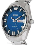 Seiko Automatic Mens Recraft Series - Deep Sapphire - Steel Bracelet - Day/Date - SNKN03A_11e35722-aa7e-44e1-bd55-a8161d671274