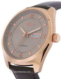 Seiko Mens Recraft Automatic Day/Date Watch - Gray Dial - Rose-Tone - Leather - SNKN72A_f4d65659-9316-4922-beb4-39fa60823496