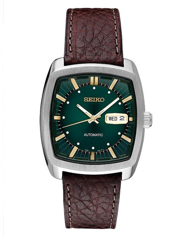 Seiko ReCraft Mens Automatic - Stainless Steel - Green Dial - SNKP27