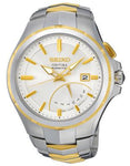 Seiko Mens Coutura Kinetic Retrograde - White Dial - Two Tone Stainless Steel - SRN064_162987a6-7e8c-4383-a3d7-862d15955637