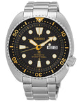 Seiko Prospex Mens Turtle Automatic - Two-Tone - Bracelet - Black Dial - Day/Dat - SRP775