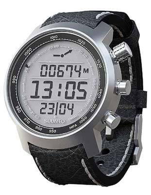 Suunto Elementum Terra Positive Black Leather - Altimeter - Barometer - Compass - SS014523000