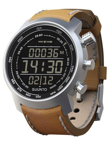 Suunto Elementum Terra - Brown Leather Strap - Altimeter - Barometer - Compass - SS018733000