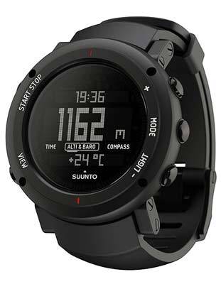 Suunto Mens Core Alu Deep Black Outdoor Watch - Altimeter Barometer Compass - SS018734000