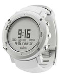 Suunto Mens Core Alu Pure White - Altimeter Barometer Compass - Rotating Bezel - SS018735000