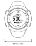 Suunto Ambit2 R  White Runners GPS Watch - Positive - Includes Heart Rate Belt - SS020658000B