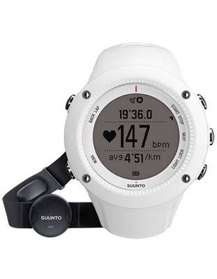 Suunto Ambit2 R  White Runners GPS Watch - Positive - Includes Heart Rate Belt - SS020658000